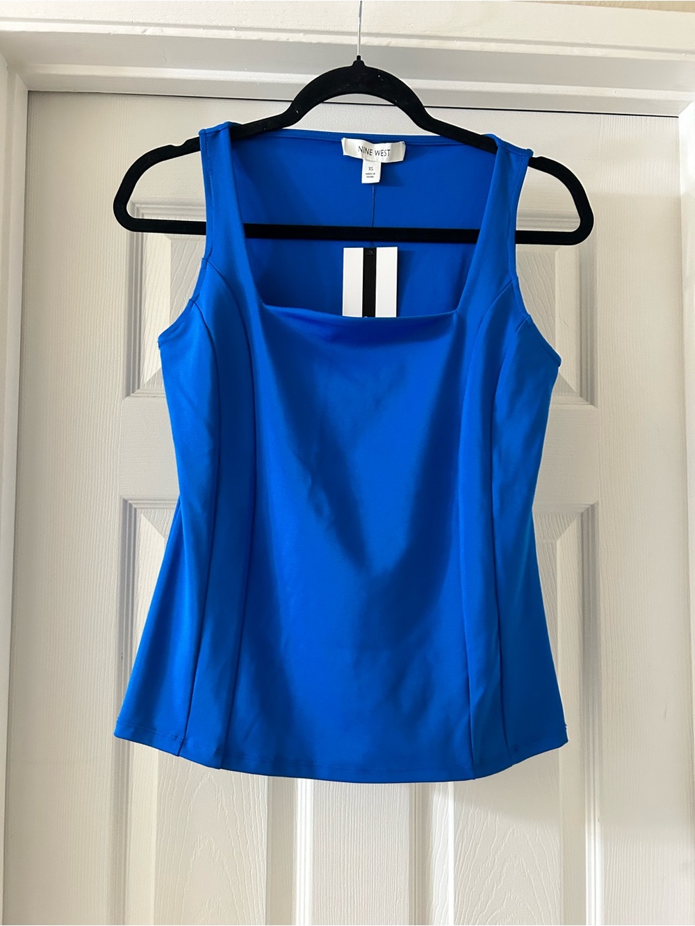 Nine West Cobalt Blue Square-Neck Sleeveless Camisole